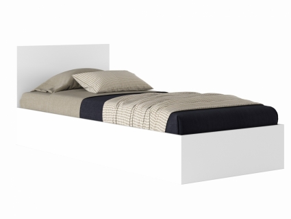 Кровать MYROOM Family Виктория 90х200 белого цвета с матрасом, с изголовьем, без ящиков