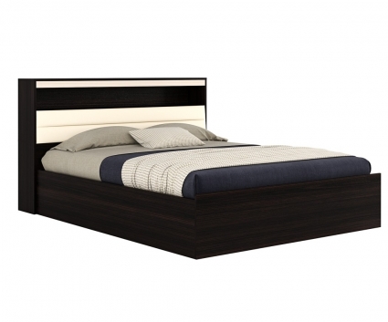 Кровать MYROOM Family Виктория 180х200 цвета венге с матрасом, с изголовьем, с ящиком для хранения