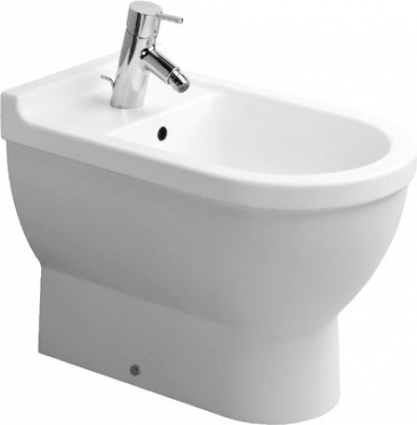 Биде напольное Duravit 3 2230100000 цвет белый, овальное, 36x56 см