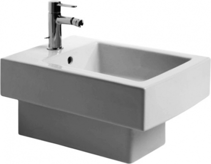 Биде подвесное Duravit Vero 223915 цвет белый, прямоугольное, 37x54 см