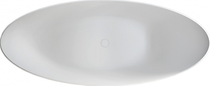 Акриловая ванна Abber AB9333Gold 180x80 овальная, отдельностоящая, объем 190 л.