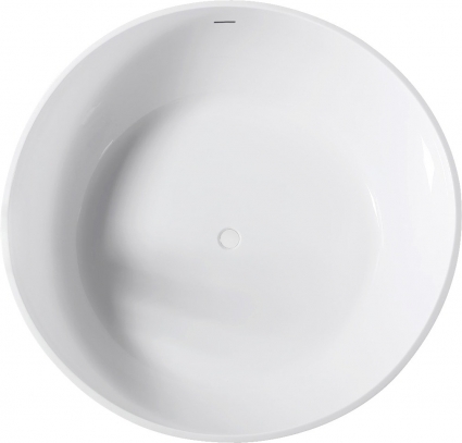 Акриловая ванна Abber AB9279MB 150x150 круглая, отдельностоящая, объем 420 л.
