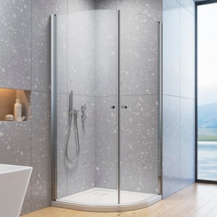 Душевой уголок Radaway EOS PDD I 90x90 четверть круга, двери распашные, стекло прозрачное