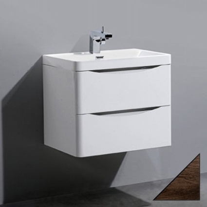 Тумба с раковиной BelBagno Ancona-N 60 rovere more подвесная, с ящиками, с доводчиками