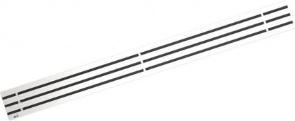 Решетка AlcaPlast GAP-650M 65 см матовый, хром