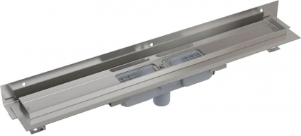 Душевой лоток AlcaPlast APZ1104-950 без решетки к стене, выпуск прямой