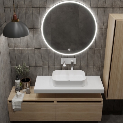 Тумба Armadi Art Flat Valessi Uno-S 100 light oak подвесная, с ящиками