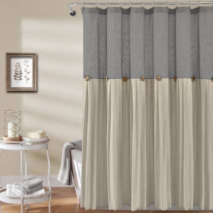 Штора для ванной Carnation Home Fashions Dakota 180х180 см в современном стиле