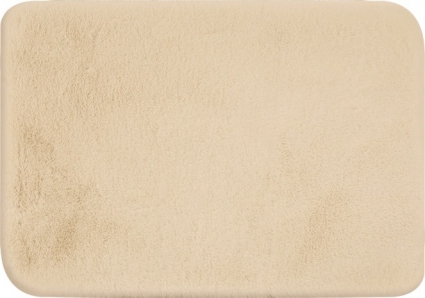 Коврик Carnation Home Fashions Fluffy Natural светло-бежевый в современном стиле