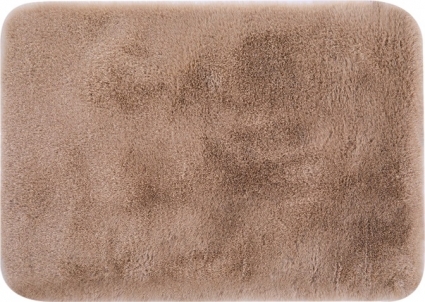 Коврик Carnation Home Fashions Fluffy Beige темно-бежевый коричневый,  в современном стиле