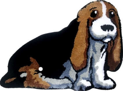 Коврик Carnation Home Fashions Basset 80 см в современном стиле