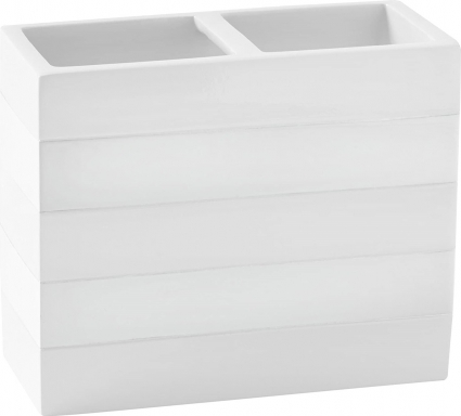 Стакан Kassatex Cabana White ACL-TBH-W двойной, белый в современном стиле
