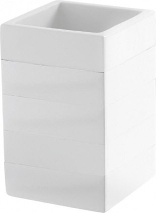 Стакан Kassatex Cabana White ACL-T-W белый в современном стиле