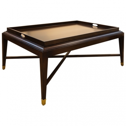 Журнальный столик Fratelli Barri Mestre с бортиками стиль классический