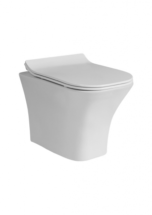 Cerutti Spa Подвесной безободковый унитаз CeruttiSpa Vettore aria CT7190 белый, прямоугольный, 34x49 см