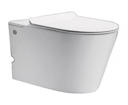 Cerutti Spa Подвесной унитаз с функцией импульсного смыва CeruttiSpa Argentera Aria Pulse CT7279, белый, 36x58.5 см