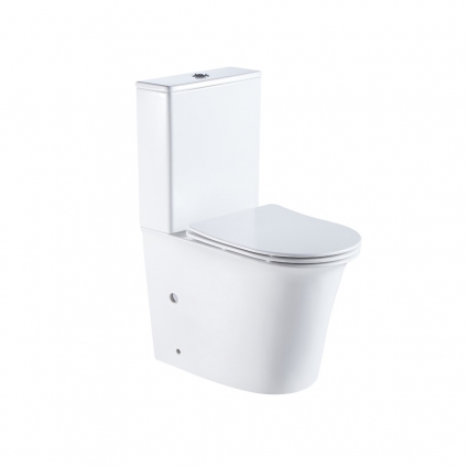 Cerutti Spa Унитаз-компакт напольный с бачком CeruttiSpa AVISIO CT8459, белый, 38x61 см