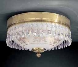 Потолочный светильник Reccagni Angelo PL 6100/2 в классическом стиле, цвет белый