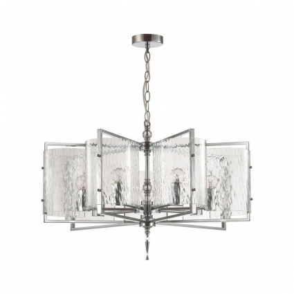 Подвесная люстра Odeon Light Elegante 4888/7 в стиле арт-деко, цвет хром