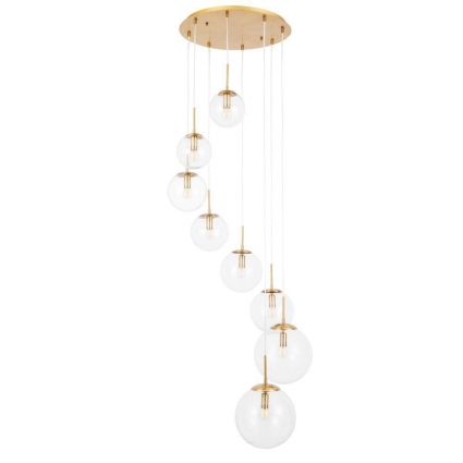 Подвесная люстра Arte Lamp Volare A1900SP-8AB в современном стиле, цвет античная бронза