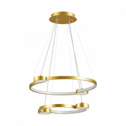 Подвесная люстра Lumion Ledio 5247/79L цвет золотой, с диммером