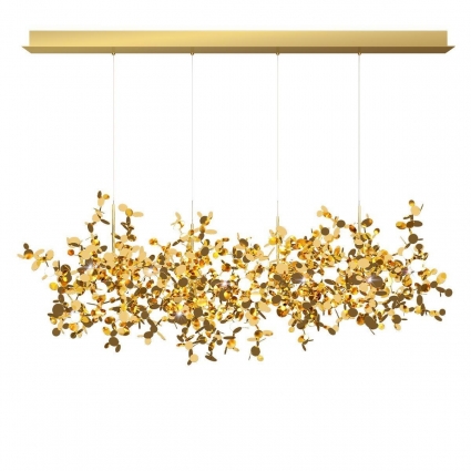 Подвесная люстра Loft IT Spark 10101/4 Gold в стиле арт-деко, цвет золотой
