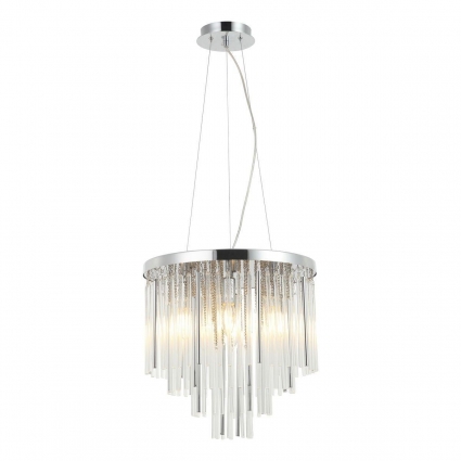 Подвесная люстра Stilfort Style rain 2147/09/06P в стиле модерн, цвет хром