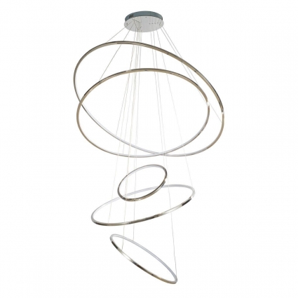 Подвесная светодиодная люстра Kink Light Амия 07675A,02, в стиле Хай-тек, цвет хром