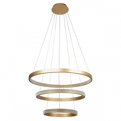 Подвесная светодиодная люстра Kink Light Селена 07663,33, в стиле модерн, цвет матовое золото
