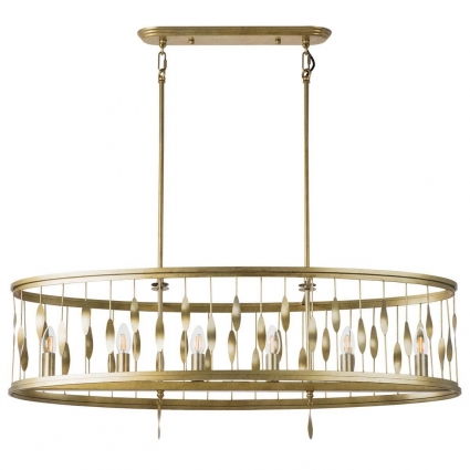Подвесная люстра Lightstar Firenze 725263 в стиле арт-деко, цвет золотой