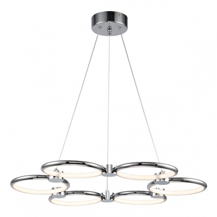 Подвесная светодиодная люстра Escada Aura 10253/6LED в стиле Хай-тек, цвет хром