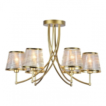 Потолочная люстра Escada Oriole 1126/6PL Gold в стиле модерн, цвет золотой