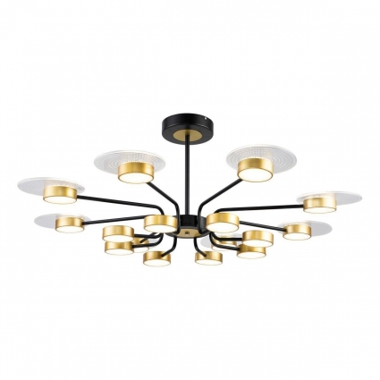 Потолочная светодиодная люстра Escada Halo 10211/SG LED цвет золотой, мощность 212 Вт