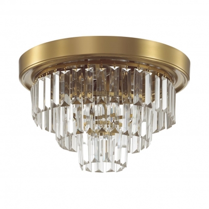 Потолочная люстра Lumion Zaha 5257/4C в стиле модерн, цвет латунь, мощность 160 Вт