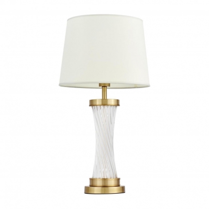 Настольная лампа Lumina Deco La Villanova LDT 302 MD+WT в стиле модерн, цвет белый
