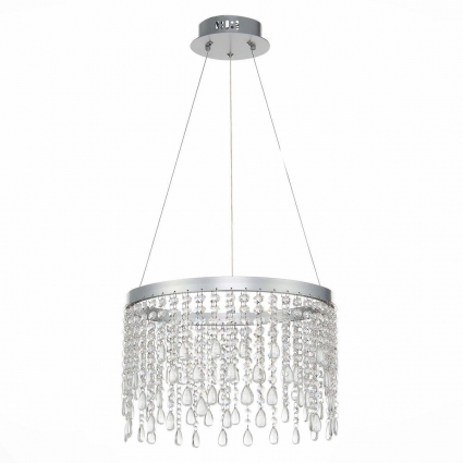 Подвесной светодиодный светильник ST Luce Vega SL6201.103.24 в стиле модерн, цвет серебро