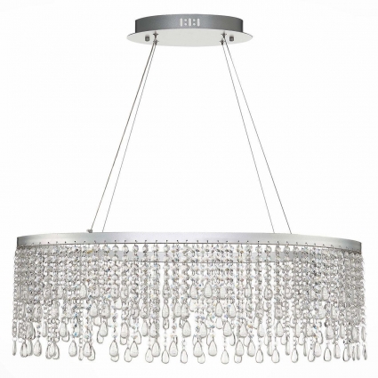 Подвесной светодиодный светильник ST Luce Vega SL6201.103.37 в стиле модерн, цвет серебро