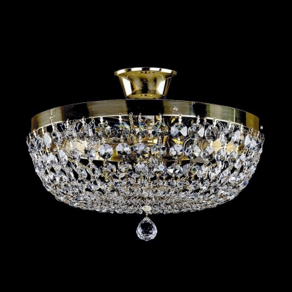Потолочный светильник Artglass Geena Dia 350 CE в классическом стиле, цвет латунь