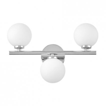 Настенный светильник Lumina Deco Marsiada LDW 6033-3 CHR в современном стиле, цвет хром