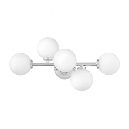 Настенный светильник Lumina Deco Marsiada LDW 6033-5 CHR в современном стиле, цвет хром