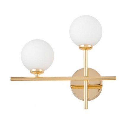 Настенный светильник Lumina Deco Marsiada LDW 6033N-2 F.GD в современном стиле, цвет золотой