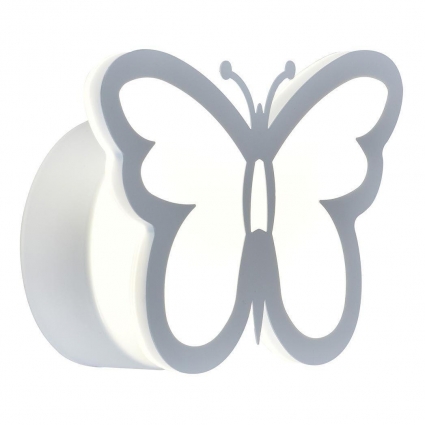 Настенный светодиодный светильник Escada Butterfly 10205/1LED 17W в современном стиле, цвет белый