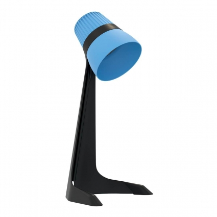 Настольная лампа Uniel ULO-K22 D/E14/A Black/Blue UL-00009544 в современном стиле, цвет синий