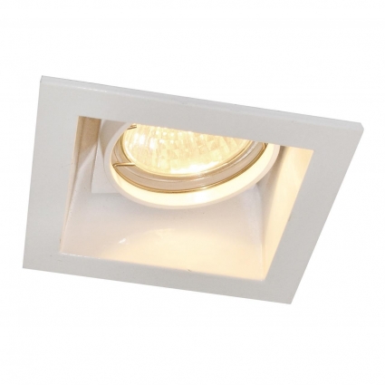 Встраиваемый светильник Arte Lamp Cryptic A8050PL-1WH в современном стиле, цвет белый