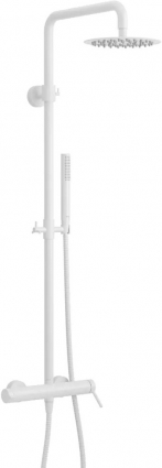 Душевая стойка Excellent Pi AREX.1281WH белая цвет белый, штанга 158 см