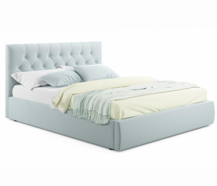 Кровать MYROOM Family Verona 180х200 с подъемным механизмом мятного цвета, с изголовьем, с ящиком для хранения
