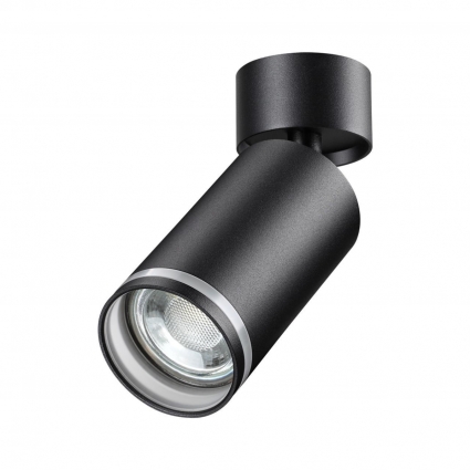 Спот Novotech Ular 370885 в стиле Хай-тек, цвет черный, мощность 9 Вт