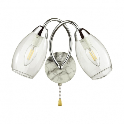 Бра Lumion Romeo 5207/2W в стиле модерн, цвет мраморный, мощность 80 Вт