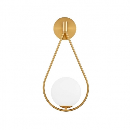 Бра Lumina Deco Forneri LDW 6832-150 WT+MD в современном стиле, цвет золотой