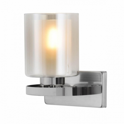 Бра Lumina Deco Santini LDW 1220-1 CHR+WT в стиле лофт, цвет хром